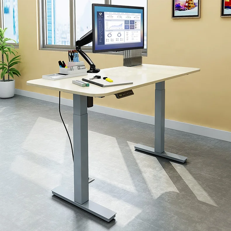 MAG Electric Adjustable computer tables phenolic resin laminate Compact office Table top
