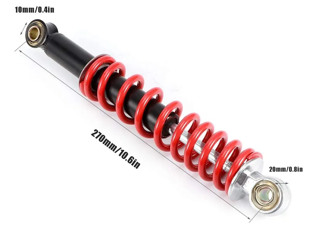  Shock Absorber 270mm Universal Motorcycle Front & Rear Central