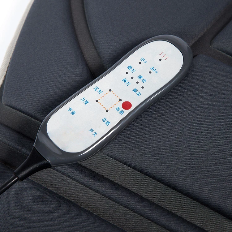 Electric vibrate Neck And Back Car Massage Seat Cover Heat Cushion