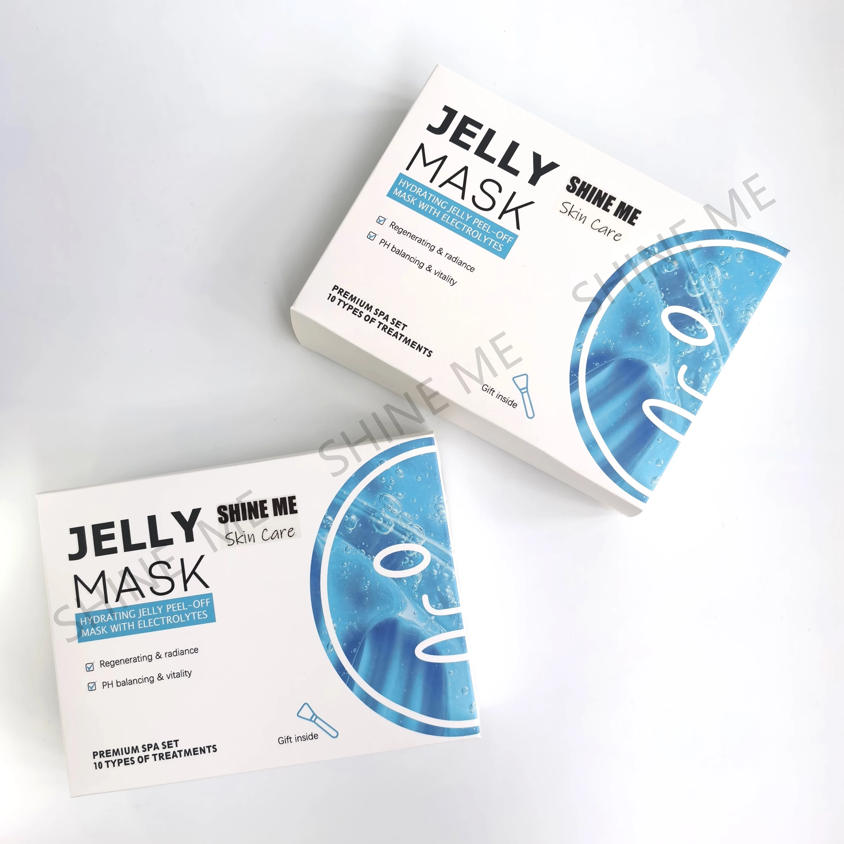 50 Flavors 5pcs 10pcs Set Peeling Gel Sleeping Peel Off Flower Petals Modeling Mask Breast Bikini Jelly Mask Powder Gift Set