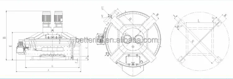 SICOMA APM 1500 / 2000 / 3000 Vertical shaft Planetary Mixer