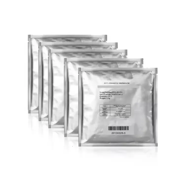 High quality wholesale antifreeze membrane 60g/70g/110g gel pad Skin freezing antifreeze film for freezers