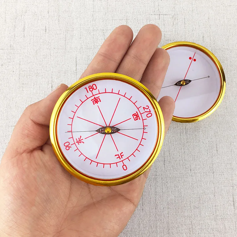 Wholesale Compass Tianchi Brass Strong Magnetic Fine Needle Compass Accessories