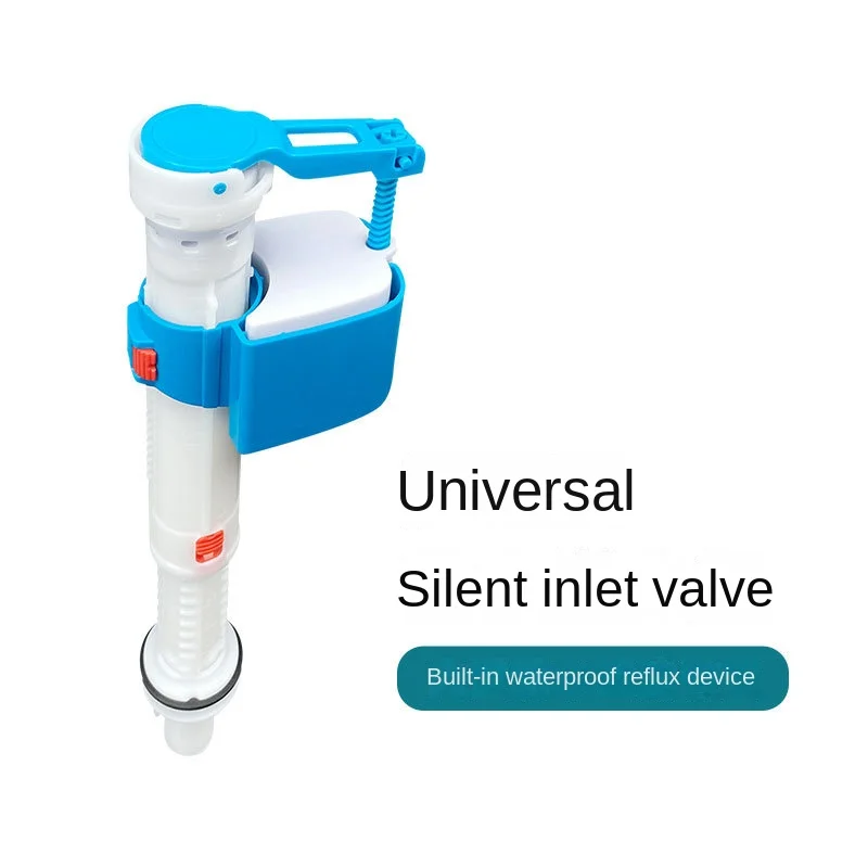 Factory Direct Universal Toilet Water Inlet Valve Plastic Copper Teeth with Suitable Water Tank for Hotel Bathroom Accessory
