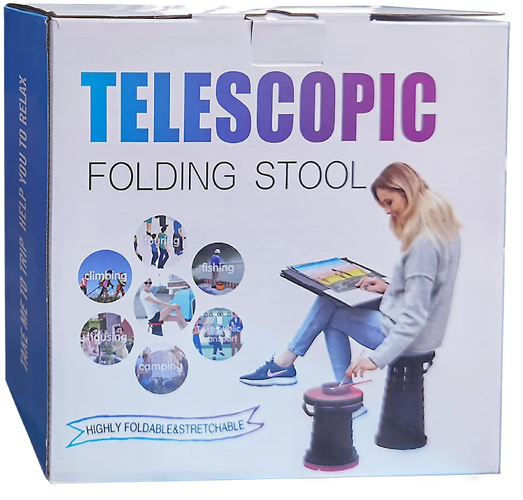 outdoor Telescopic Camping Folding chiar Retractable Foldable Adjustable Collapsible Plastic Step Stool  Outdoor Table