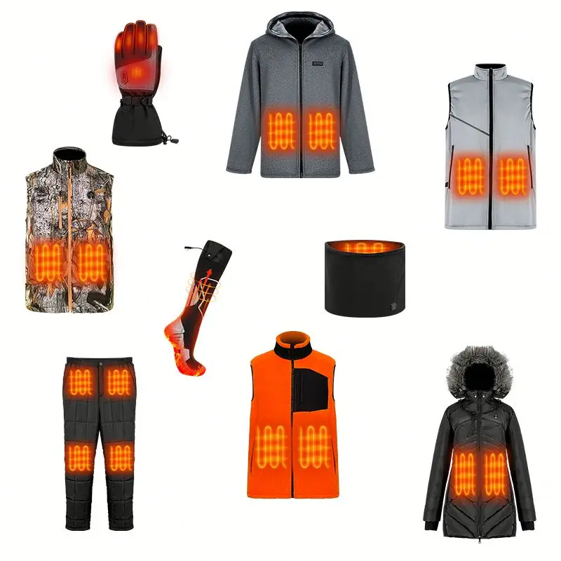Usb Rechargeable Mens Jacket Work Jacket Hunting Vest Pantalon Femme Heated Electric Vest