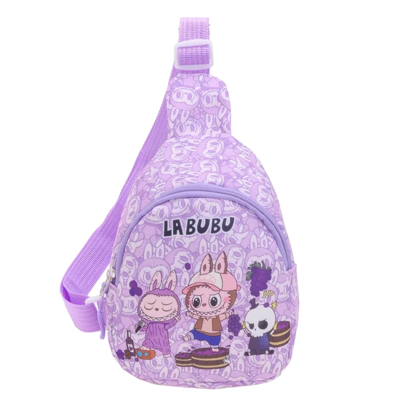 Cute Fashion Girls Cartoon Labubu Purses Shoulder Bags Kids Portable Small Casual Messenger Chest Sling Crossbody Shoulder Bag