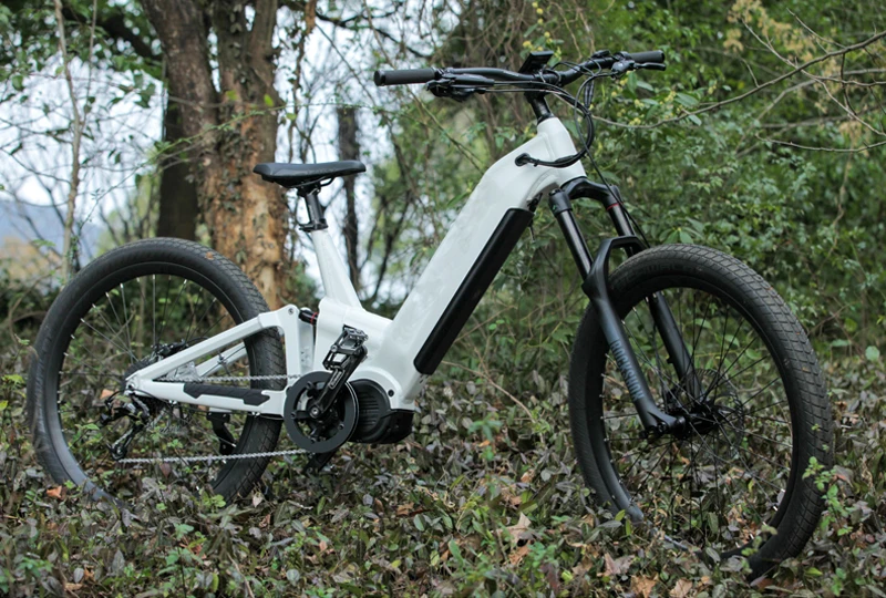 OEM / ODM 48V 1000W mid drive Bafang G510 20Ah battery adults full suspension fat tire electric mountain bike emtb e bicycle