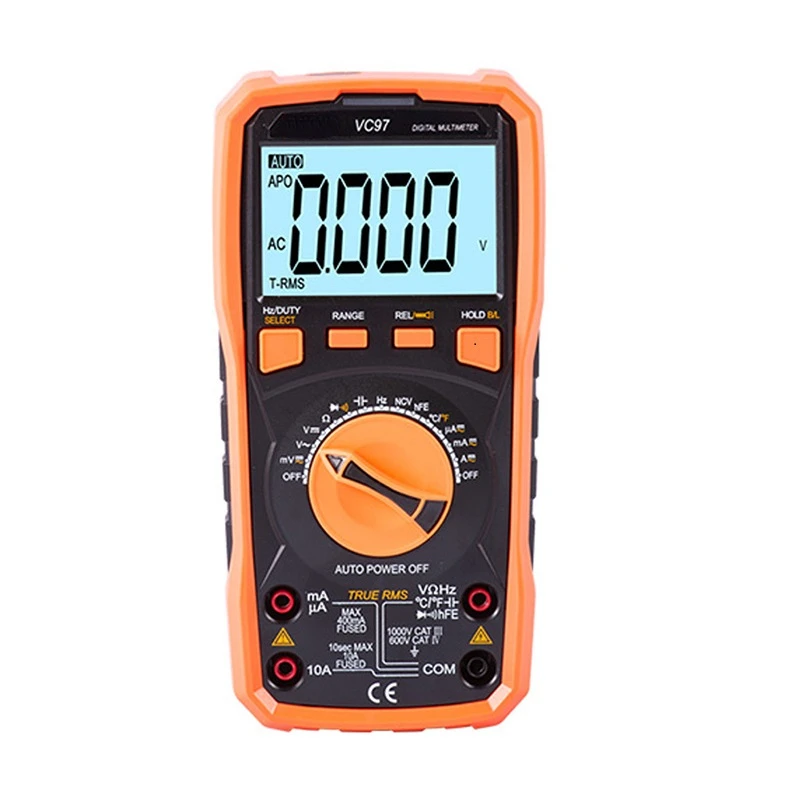 DECCA VC97 digital multimeter New Model Auto Range  AC DC Voltage Current With Temperature Measurement Tester multimeters