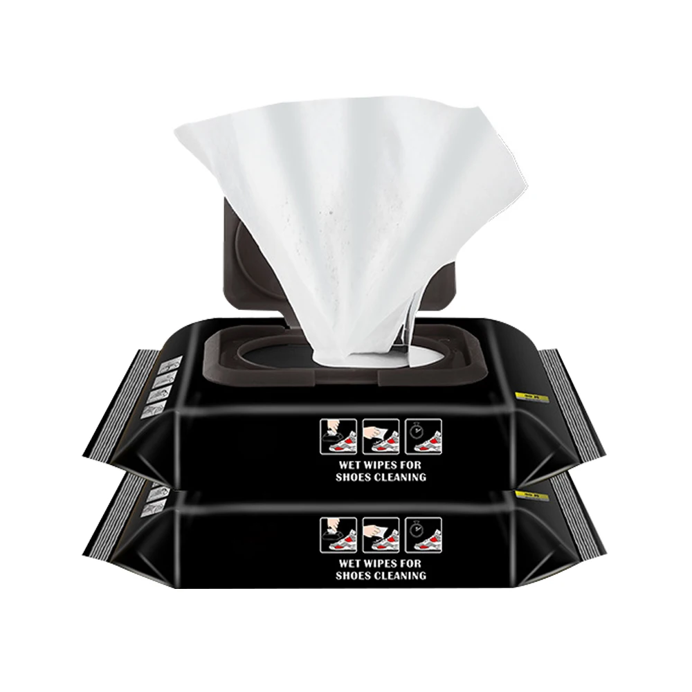 Factory Custom Private Label Sneaker Wipes Disposable Shoes Quick Cleaning Wet Wipes