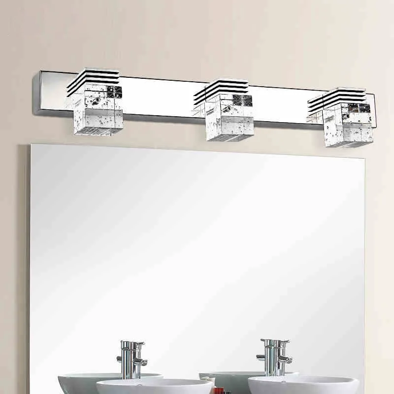 1/2/3/4/5/6 Lamps Modern Design Bubble Crystal Bath Vanity Light Fixture Vanity Lights For Mirror
