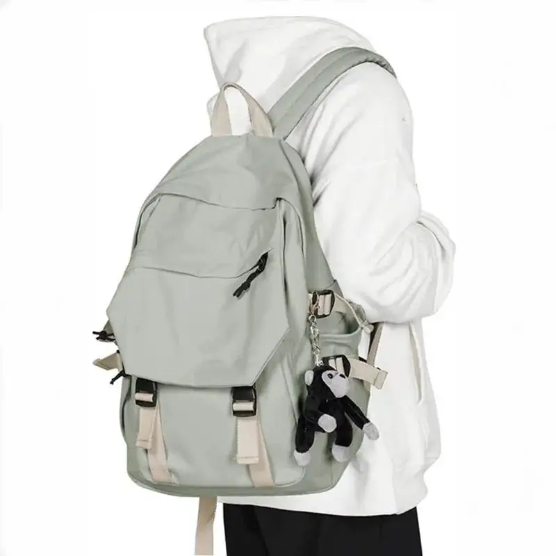 2023 Fashion Korean School Bag for College Lightweight Laptop Backpack for Men Women Oxford Travel bag for Boy Girls