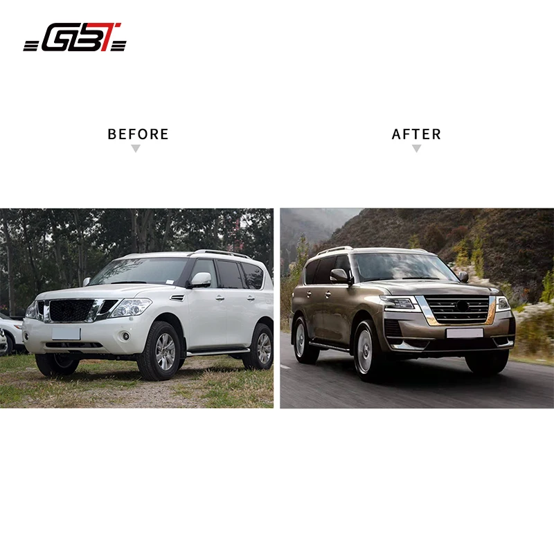  Автомобильные аксессуары GBT включают решетку для задней двери комплект обновления корпуса переднего/заднего бампера модели 2020 Nissan патруль