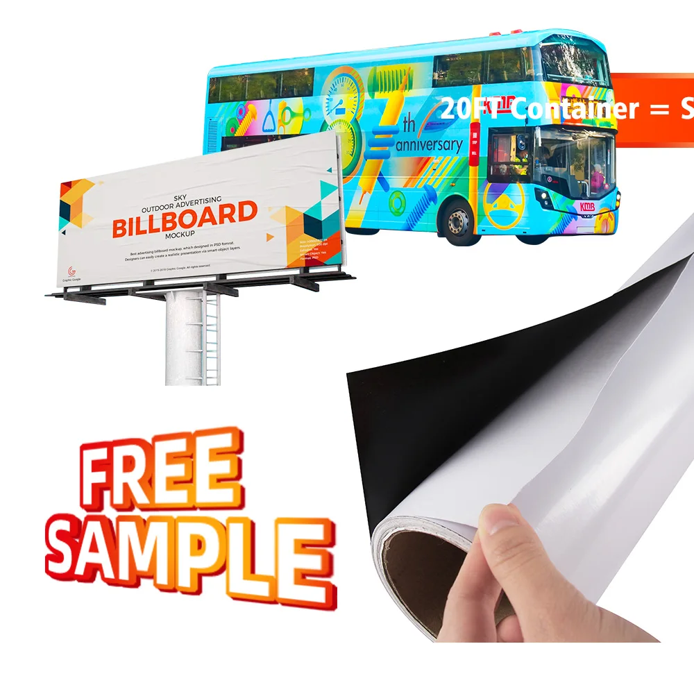 Hot Sell High Glossy Matt White Eco Solvent Printing PVC Printable Adhesive Car Wrap Vinyl Sticker Roll Self Adhesive Vinyl