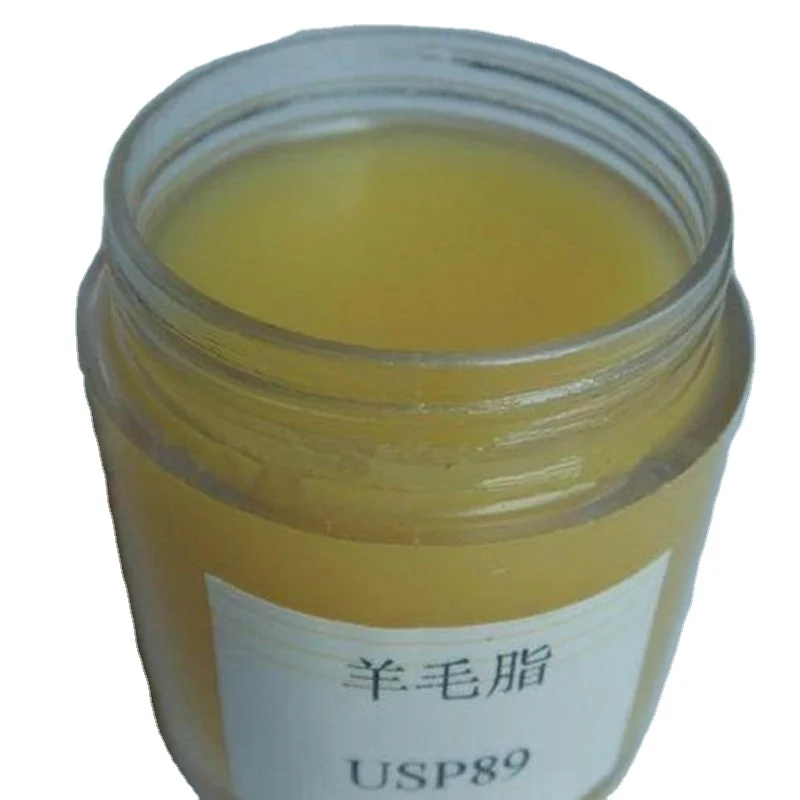 Hot Selling China Factory supply Bulk Anhydrous Lanolin Cosmetic Raw Materials CAS 8006-54-0