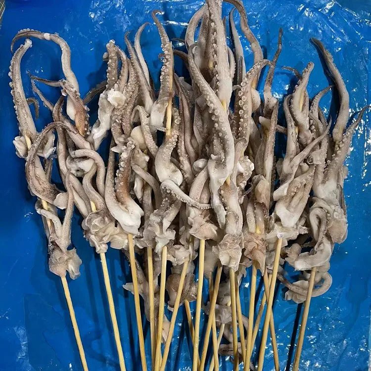 dried squid tentacle slice China Manufacturer Good Quality Factory Price Custom Frozen squid skewers
