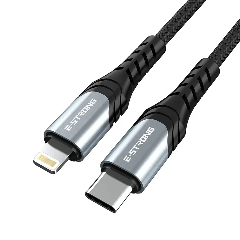 USB C to USBC Lighting Fast Charging Cable OEM Length 3FT 1M PD 20W Data Transfer Braided Mobile Phone Cables