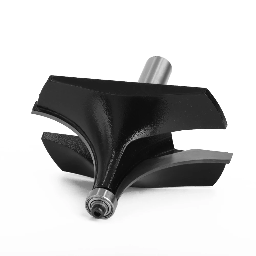 LAVIE 12mm 1/2 Shank big Corner Round Router Bit for Edging Woodworking Mill Classical Cutter milling cutter -C C1305189BK