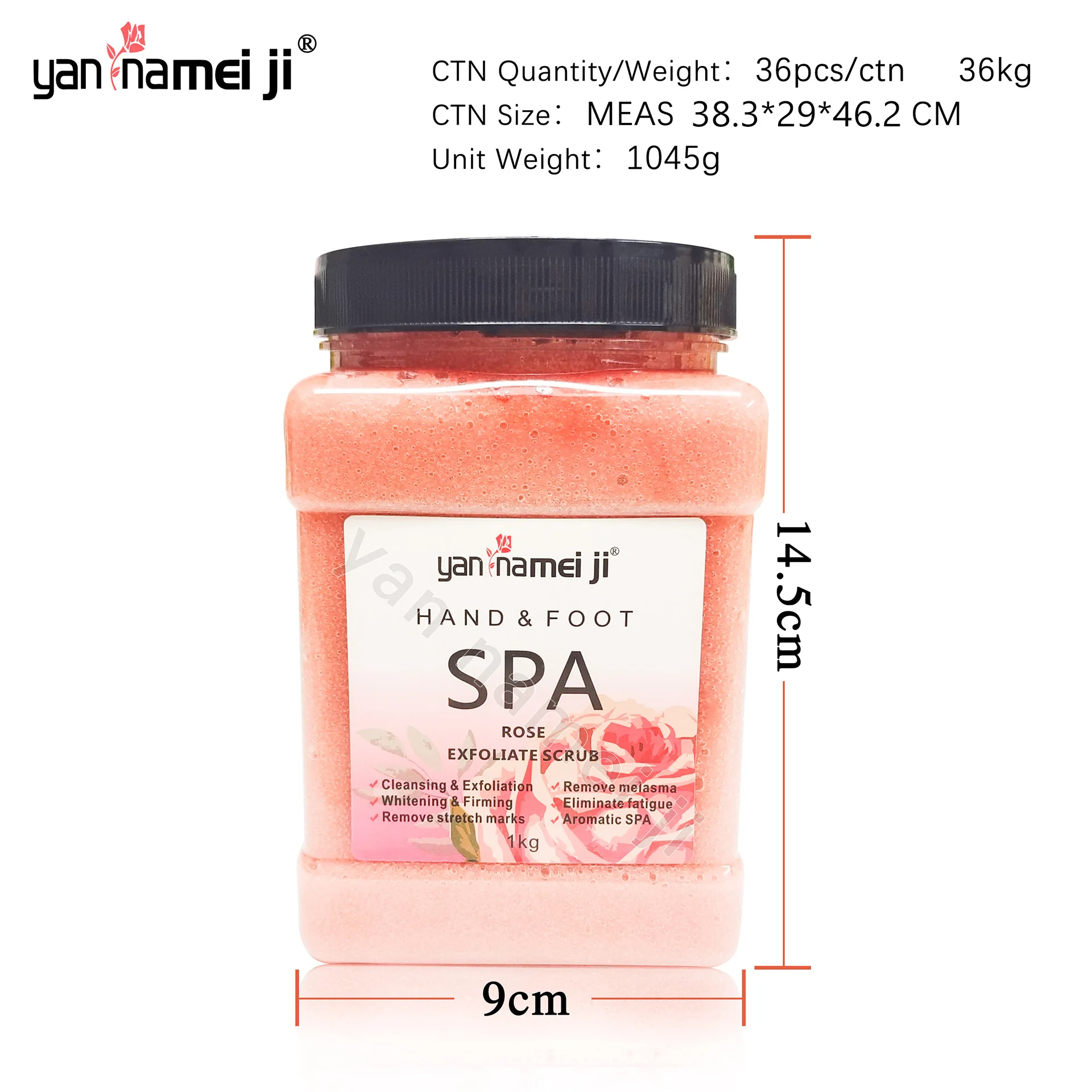 Frosted Bath Salt Hand And Foot Scrub Exfoliating Brightening And Moisturizing Salt For Body