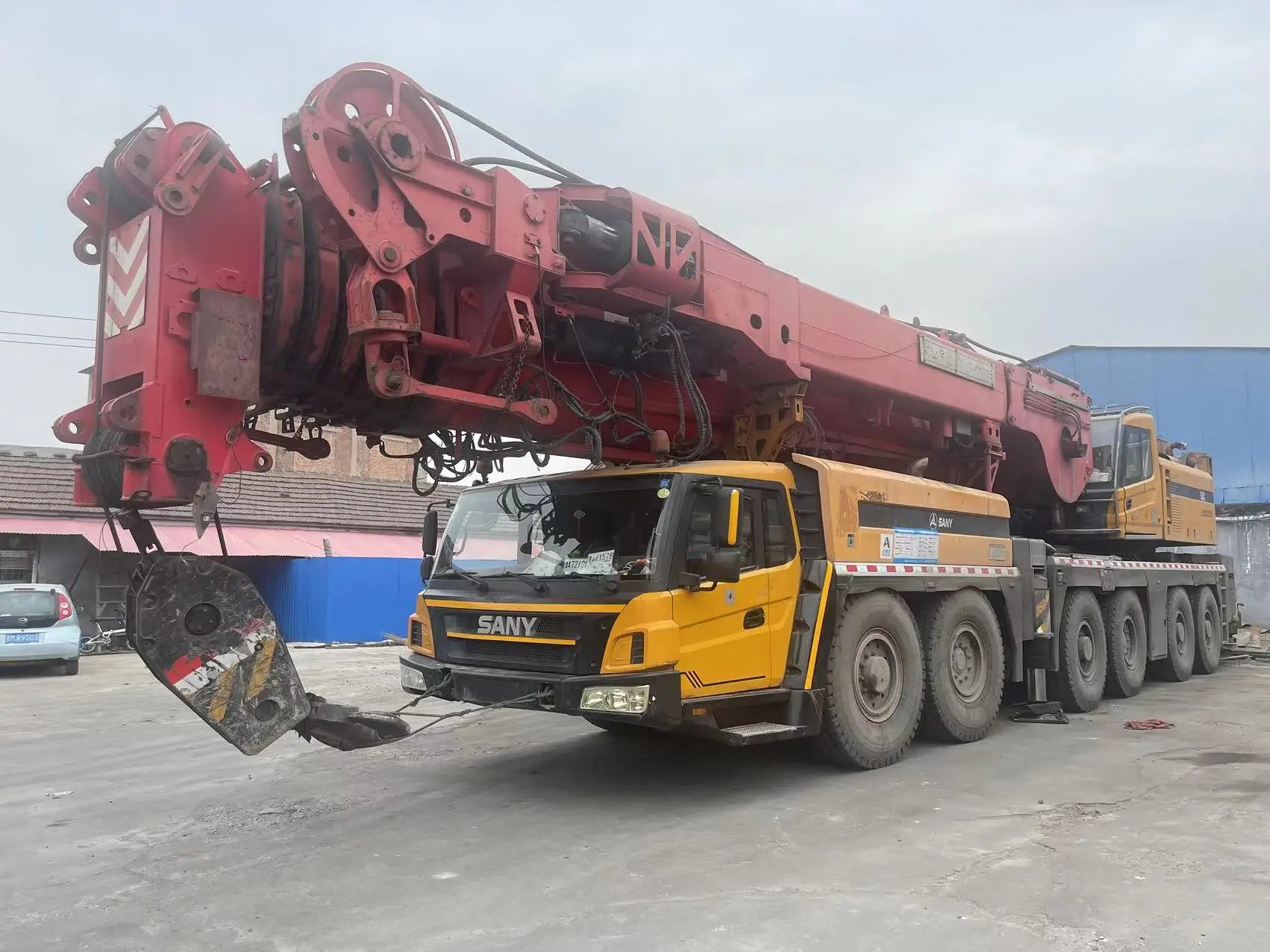 Used 300 Tons Mobile Truck Crane Second Hand SANY SAC3000 for sale