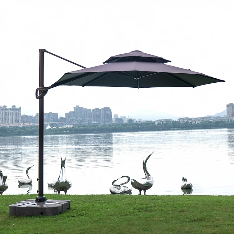 Wholesale umbrellas big garden round 3m patio umbrella outdoor full size for yard