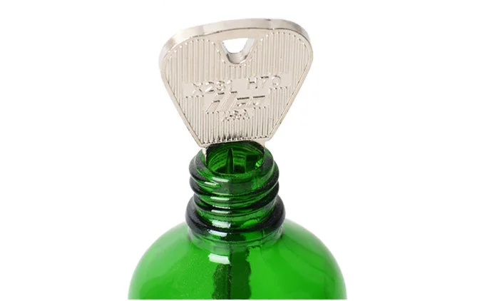 
New Magic Trick Toy Folding Key Thru Bottle Or Ring Penetration Magic Trick Props Magic Joke Toy Easy To Play 