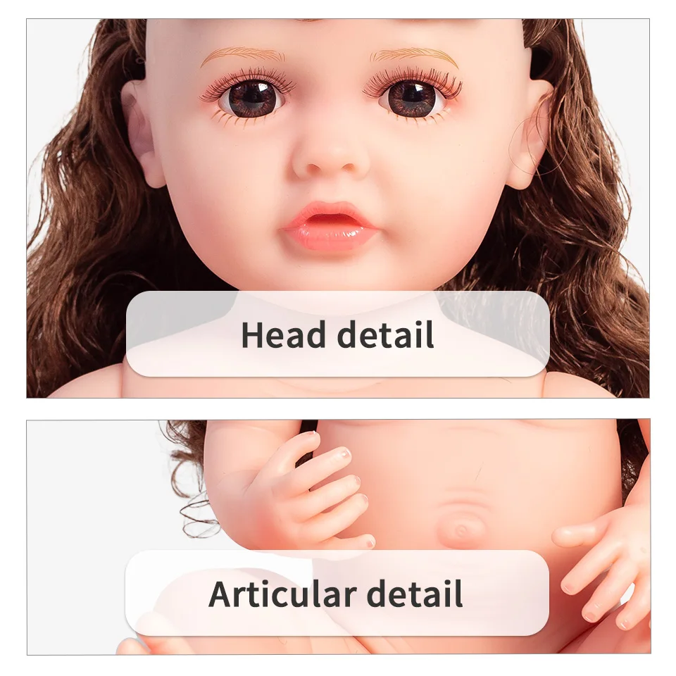 Hot Selling Wholesale 22in 55cm Cheap Price Doll PVC Doll Toys for Children