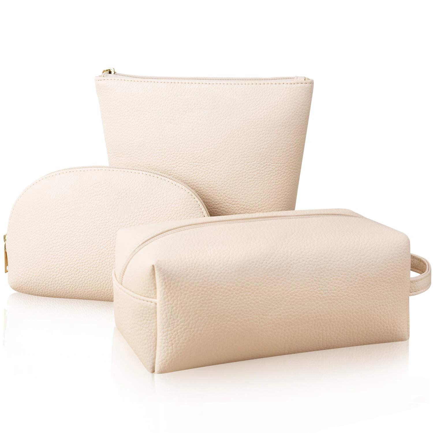 Портативный клатч разных размеров, косметичка, сумки для туалетных принадлежностей для женщин, косметичка, набор из 3 сумок, держатель для кистей