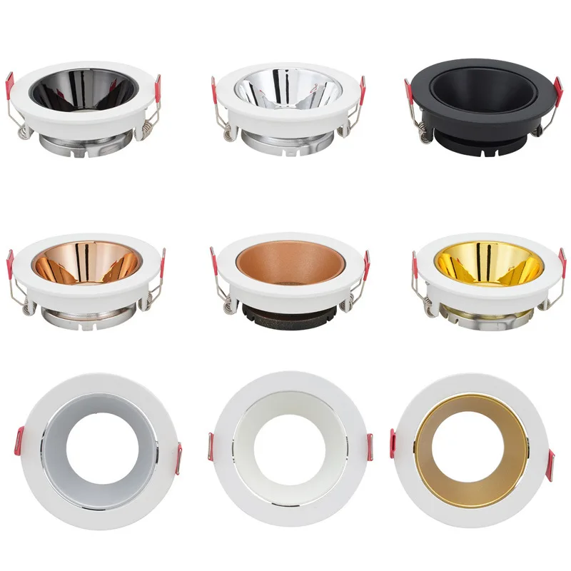 3  Heads Customizable  Rectangle Gu10 Mr16 Aluminum led Housing Multiple Recessed Downlight