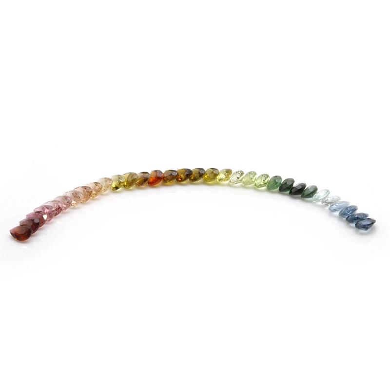 wholesale factory price natural Mix Color Tourmaline loose gemstone 100% natural color stone for jewelry making