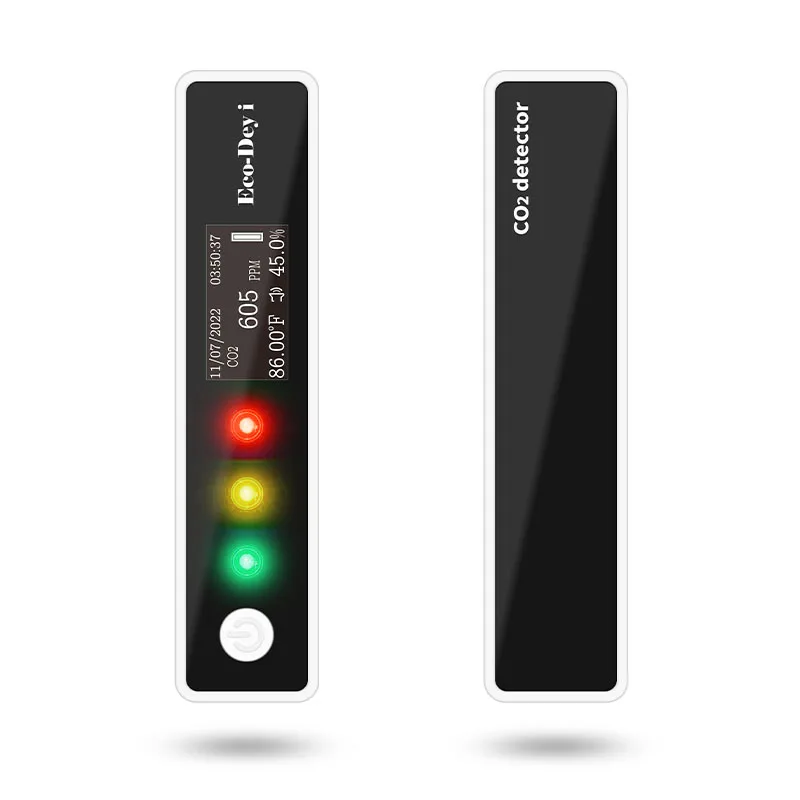 TUYA WIFI connection traffic light  CO2 monitor meterAir quality detector Carbon dioxide sensor meter gas analyzer CO2 tester