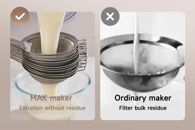 Automatic nut milk maker 2023 new homemade almond oat vegan nut milk maker 1200ML