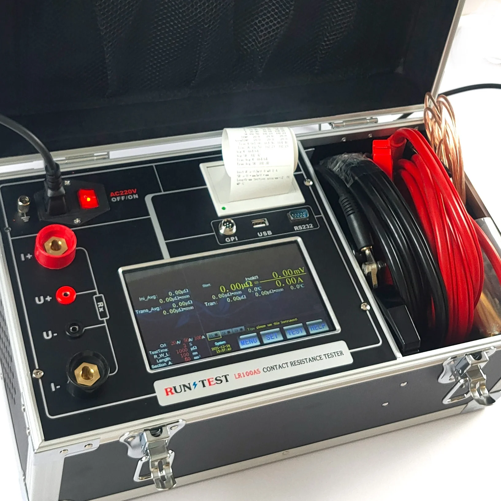 Circuit Breaker Resistance Tester Switch Loop Resistance Meter Micro Ohmmeter Contact Resistance Tester