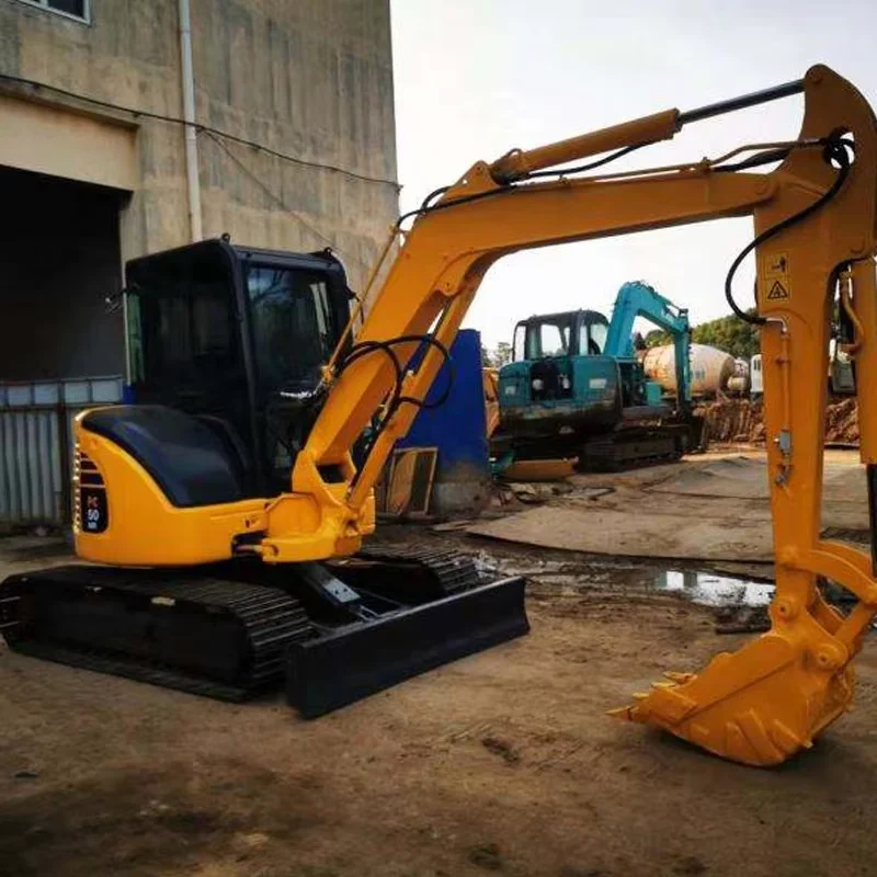 Used Excavator Komatsu PC50, Komatsu PC50MR PC50MR-3 PC55 PC40 PC35 Excavator with Dozer, Mini EXcavator Komatsu 50