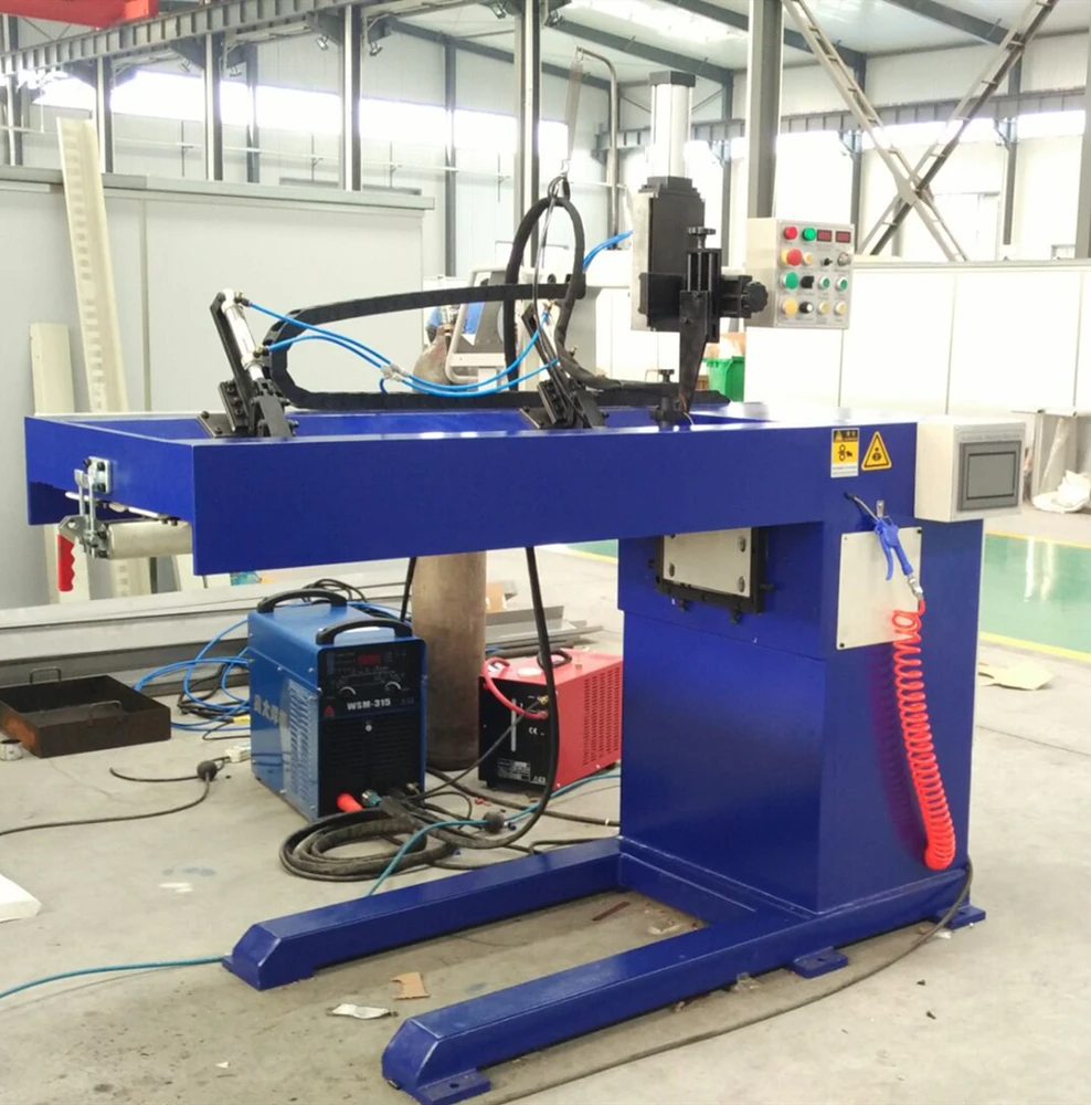 Haoyu Cnc Automatic TIG MIG PAW Longitudinal Seam Special Welding Machine Seam Welder for Duct Pipe Cylinder Tank Linear Seam