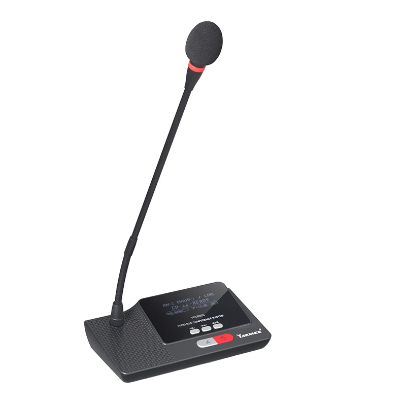 YCU892-YARMEE Basic Video Conference System Wireless Microphone for Audio and Voting Function for Discussion Meetings