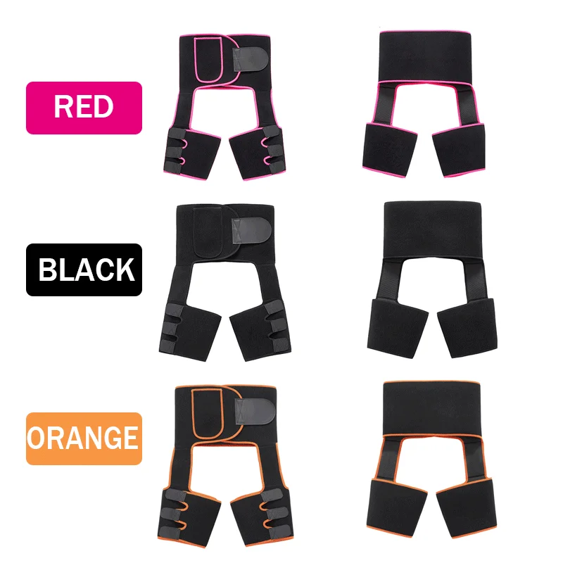 Slimming Underwear 3 In 1 Waist Trainer Pocket Thigh Eraser Trimmer Strap Leg Butt Lifter For Women