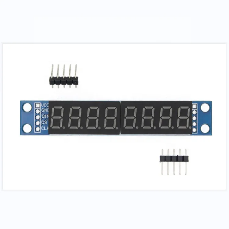 8 Digit 7 Segment Module MAX7219 8 Bit Digital Segment Tube LED Display Module for Arduino MCU/51/AVR/STM32/Raspberry Pi 4 Model