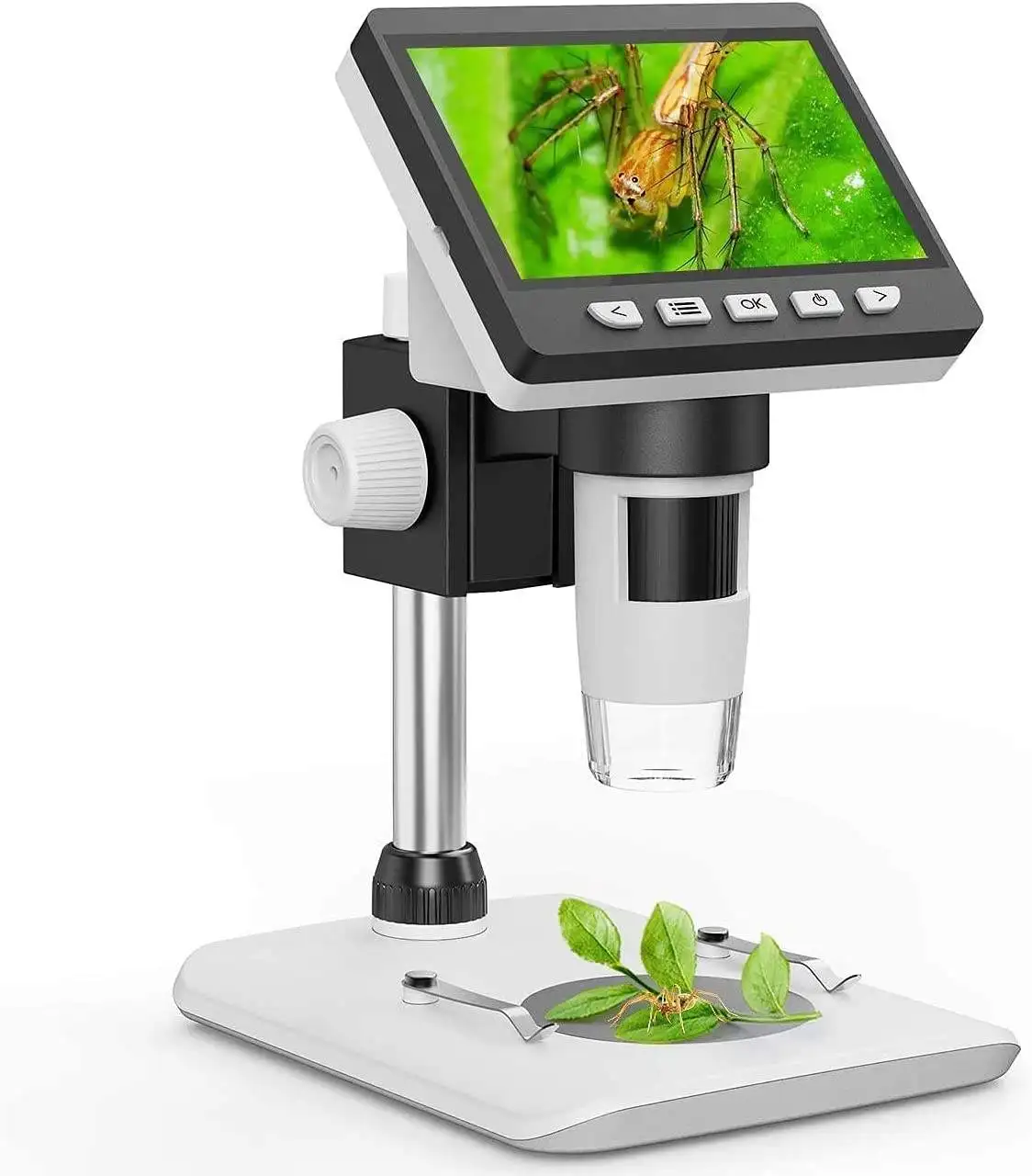 YAOJI portable 4.3 inch LCD digital microscope 2MP monocular microscope scanning usb electronic LCD microscope for mobile repair