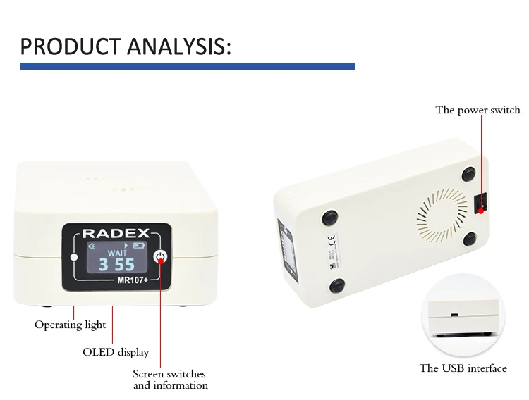 radon detector analysis