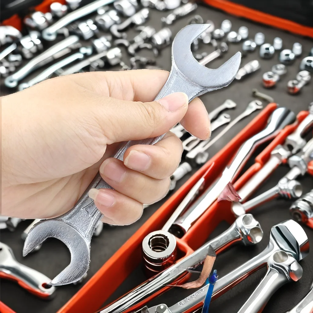 High Strength Steel Hand Tools Double Open End Wrench