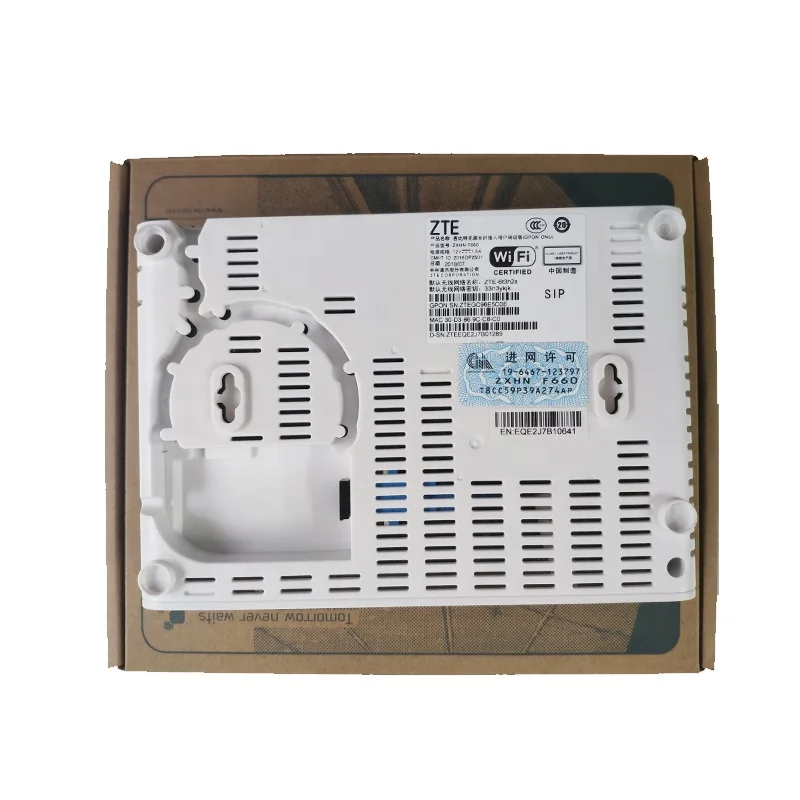  Оригинальный ZTE ZXA10 F660 GPON ONU 660 4 порта lan и 1pot WIFI F601 F643 F401 F673 английская прошивка аналогичная HG8546M хорошая