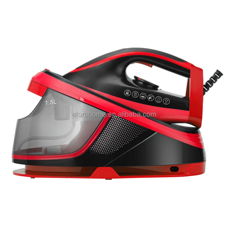 EFORU Steamer Ironing for Clothes with Ceramic Soleplate Generator Iron Vertical Electric Steam Press Iron Station