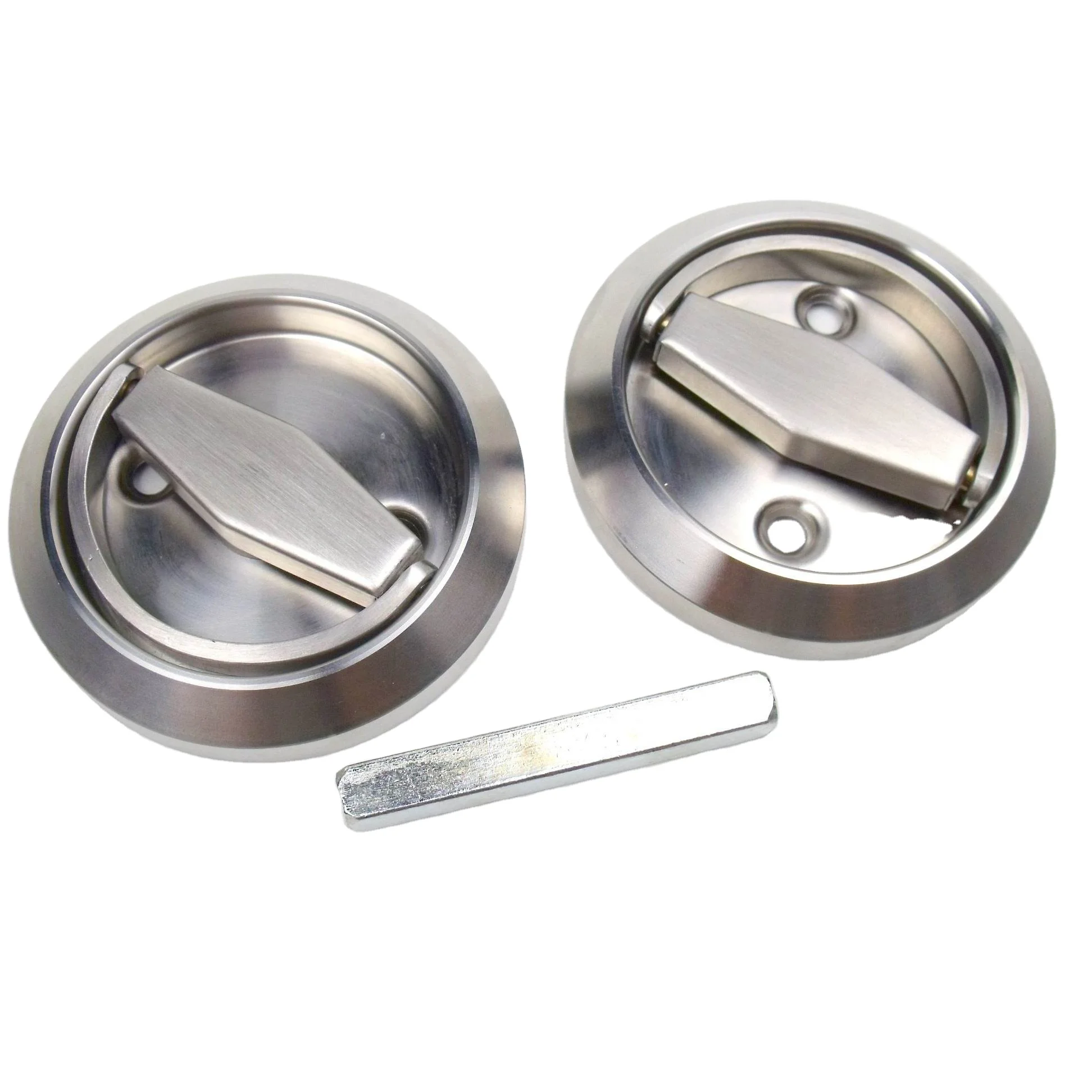 SS304 Pull Handle with Pull Ring Invisible Door Lock