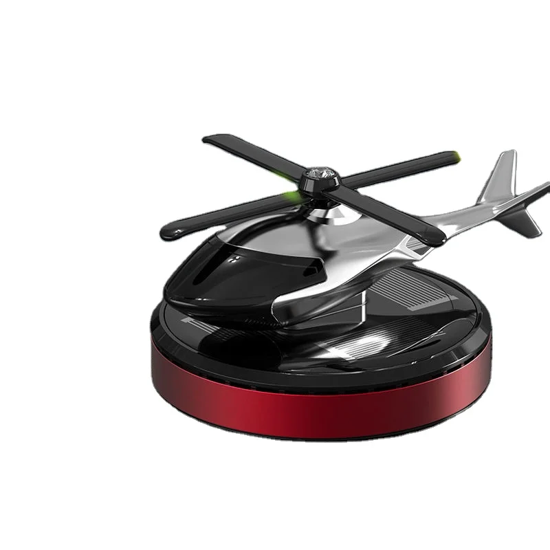 New Design Solar Power Energy Car Air Freshener Helicopter Car Perfume
