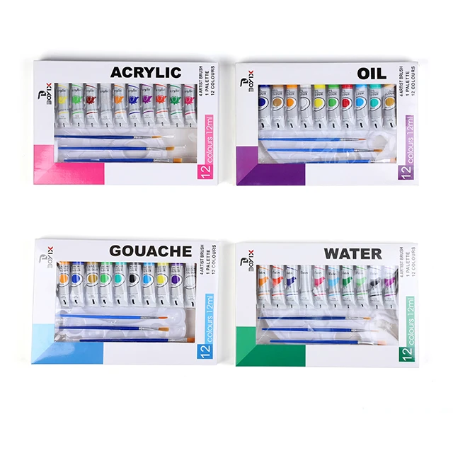 Professional Private Label Acrylic Paint Tube Acrylic Paint For Paintings By Numbers