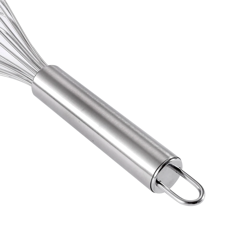 Stainless Steel Kitchen Gadgets Butter Cream Dough Mixer Bakers Whisk Household Manual Egg Beater Mini Egg Whisk
