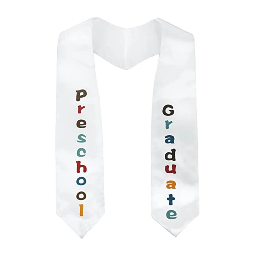Preschool Kindergarten Printed Graduation Stole