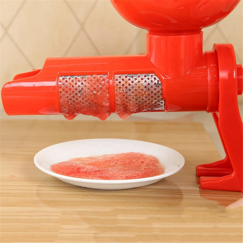 High Quality Hand Manual Plastic Kitchen Tomato Vegetable  Juicer