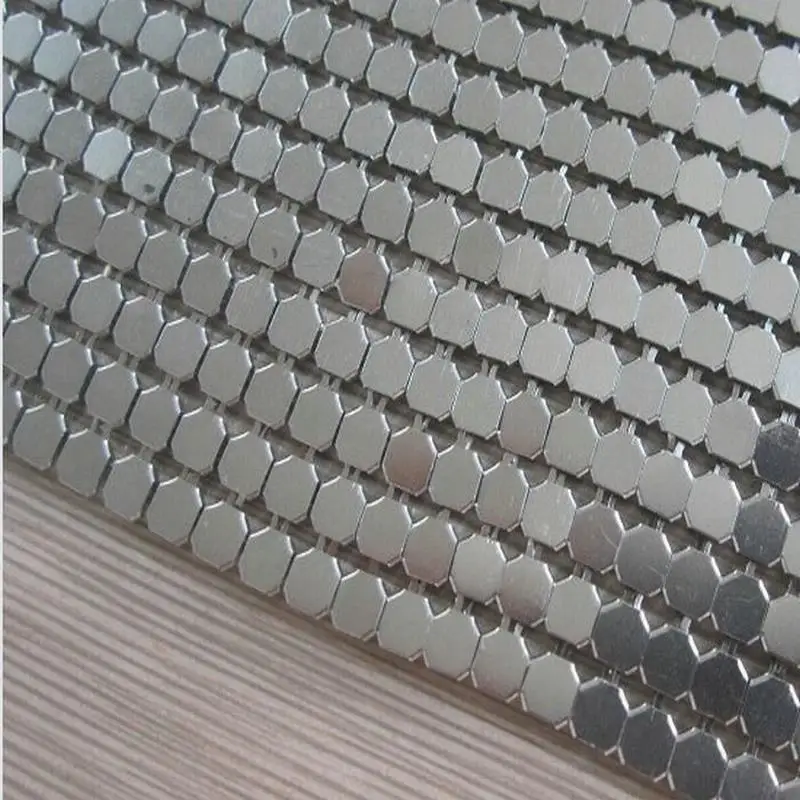 Fashional Metal Sequin Fabric Cloth For Women Dresses and Decorations